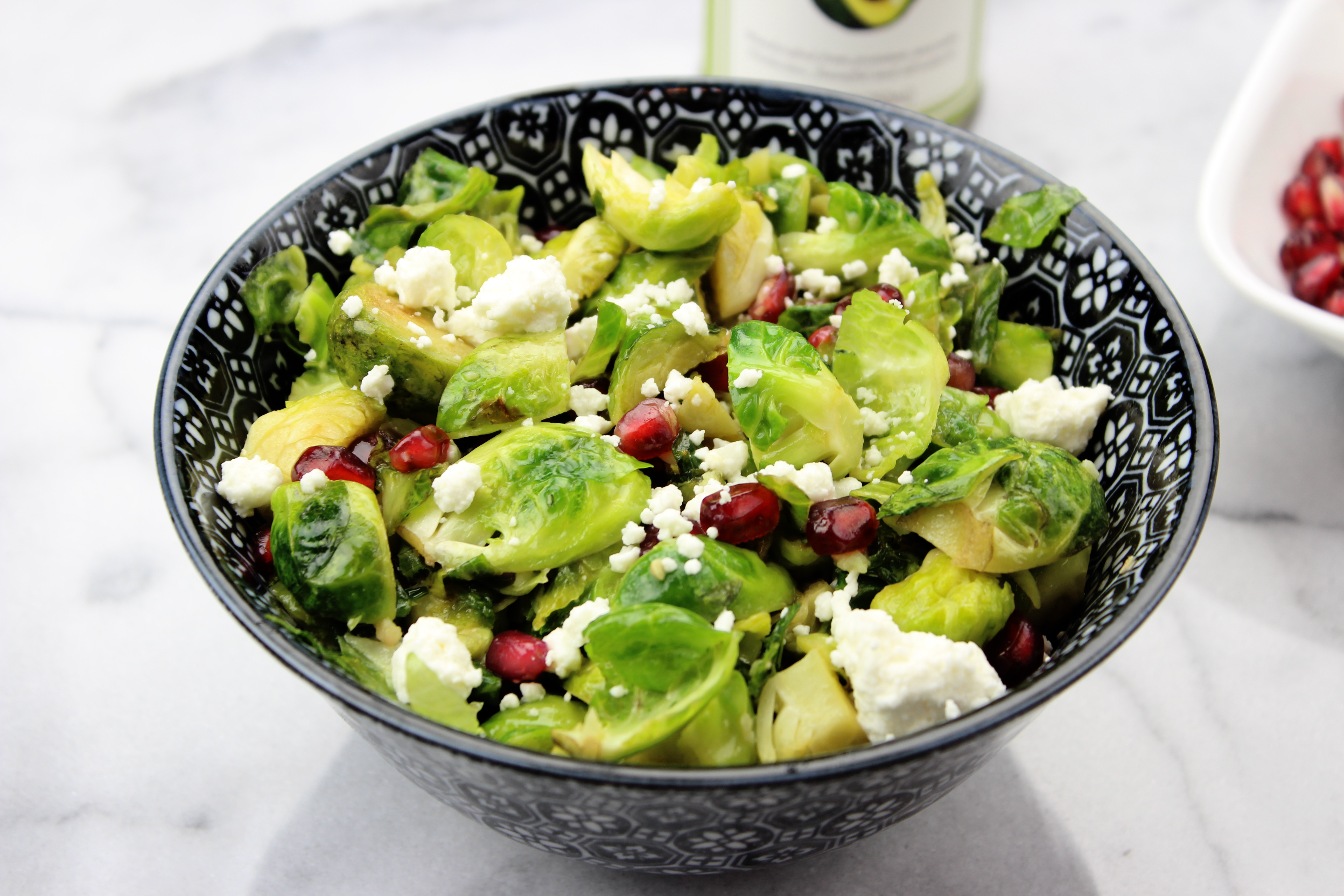 Warm Brussels Sprouts Salad - Balance &amp; Chaos