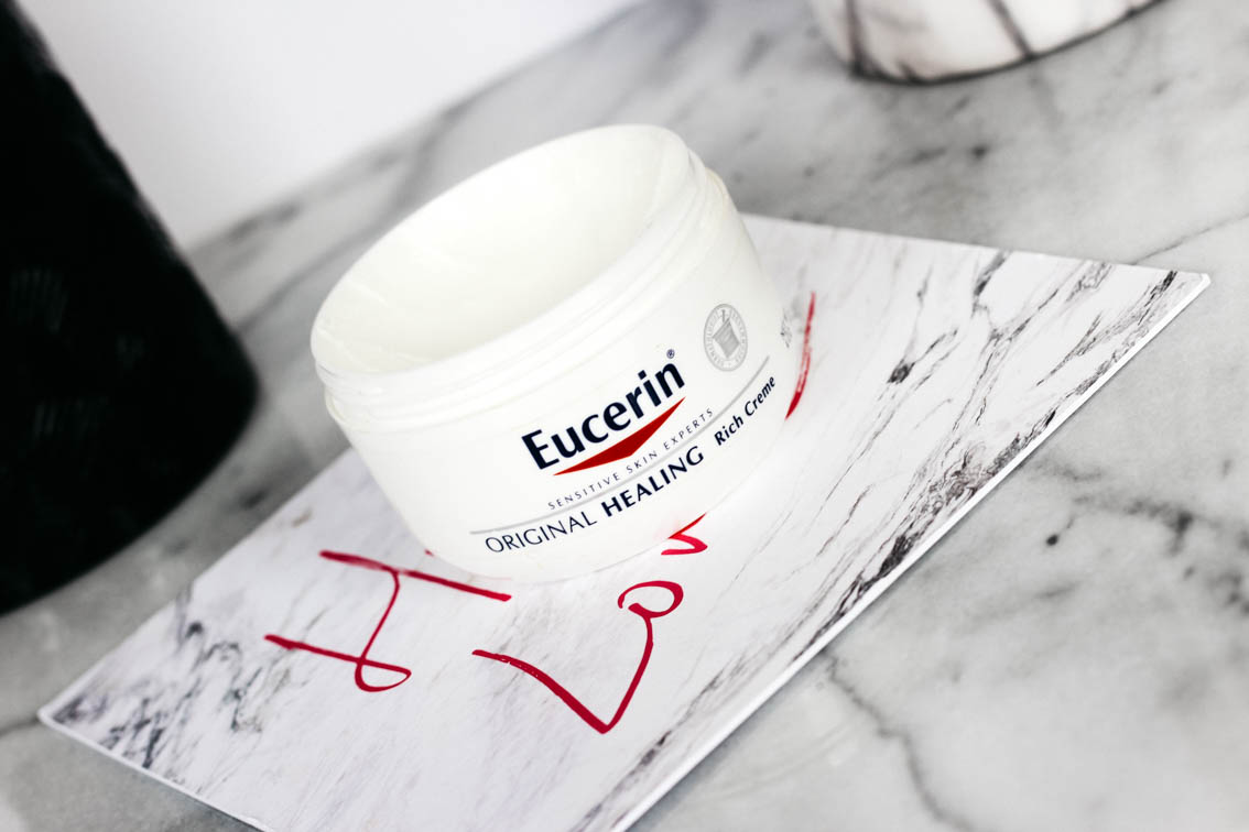 Pittsburgh Life & Personal Style Blogger Jenna Boron shares her skin care beauty secret: EUCERIN as a night cream!