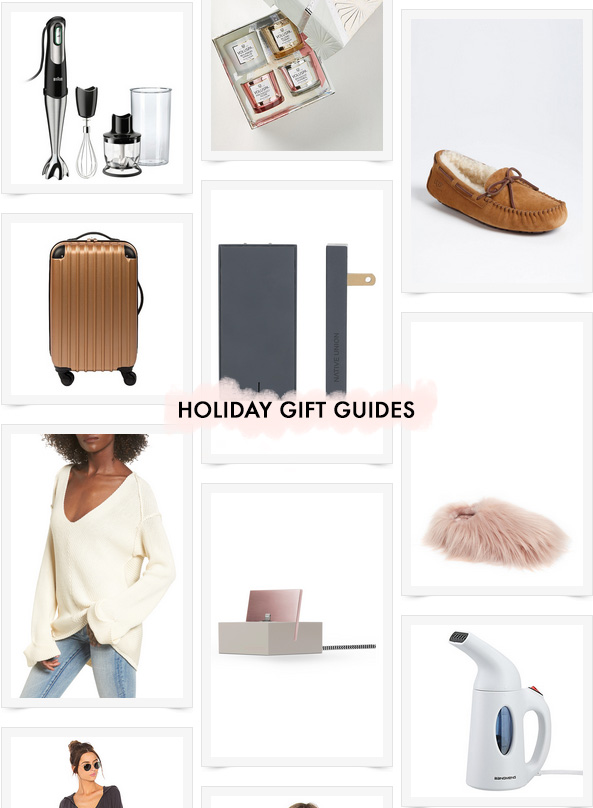 Jenna Boron of life and personal style blog, Balance and Chaos, shares her 2017 HOLIDAY GIFT GUIDES: Gifts Under $100, Stocking Stuffers, and For Him...