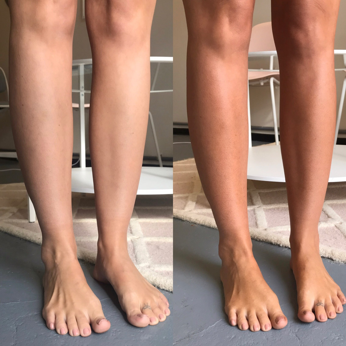 Before After Organic Spray Tanning BlushTan Pittsburgh