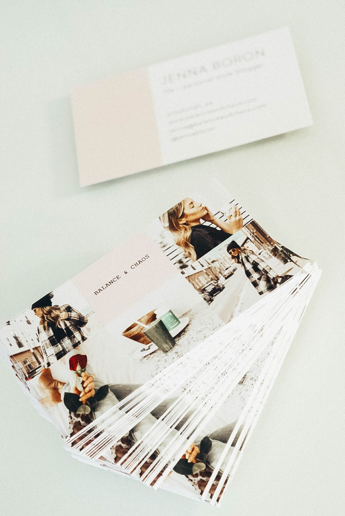 unique business cards for blogging