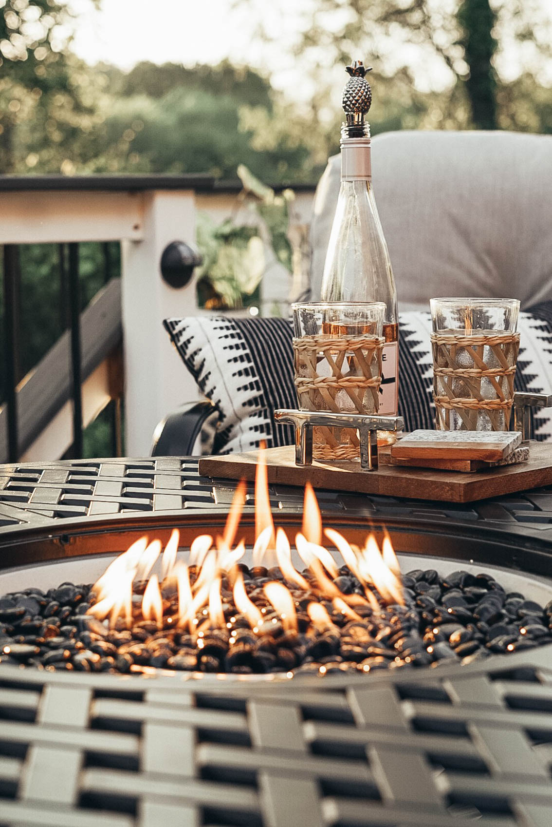 outdoor fire pit gas