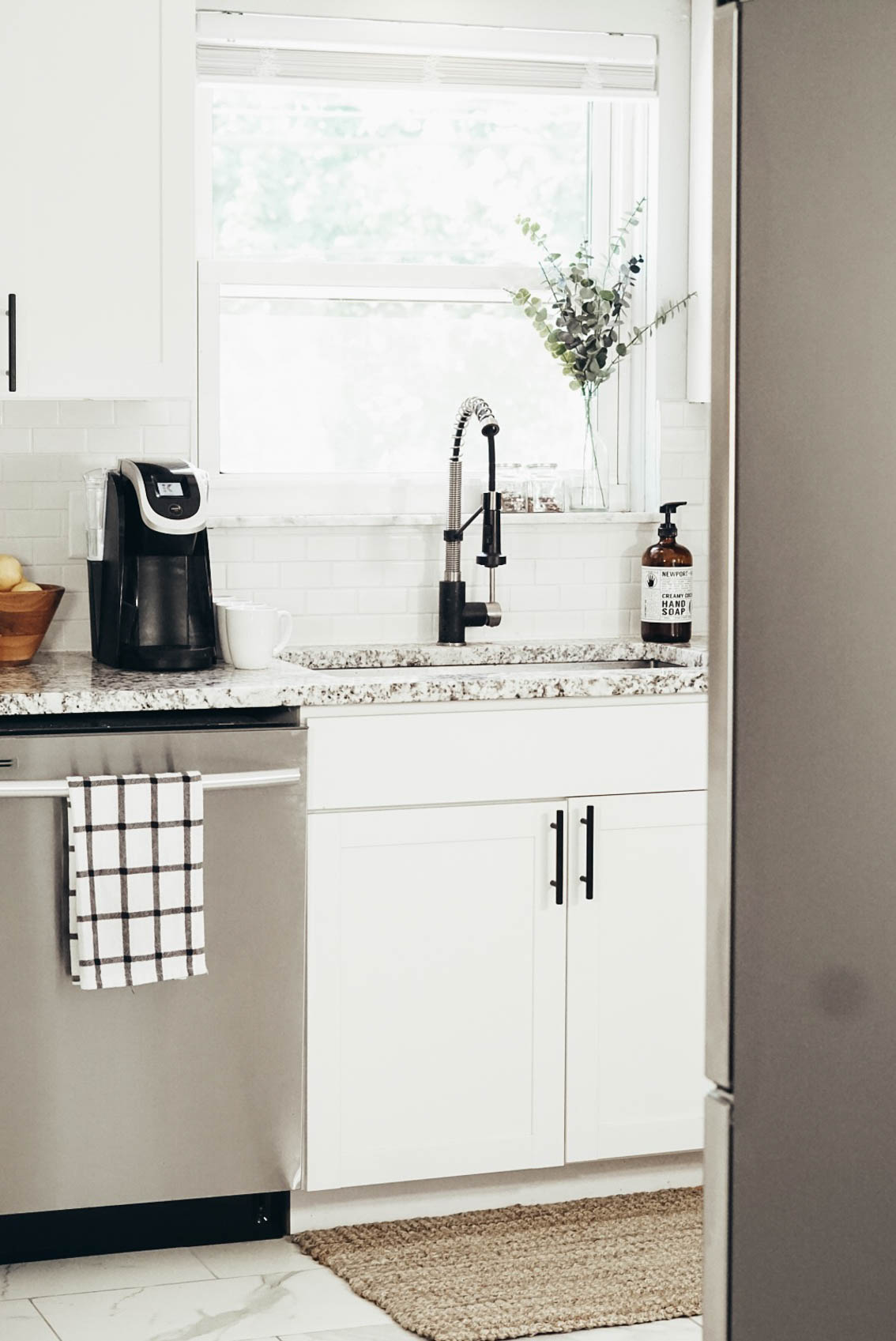 White kitchen remodel