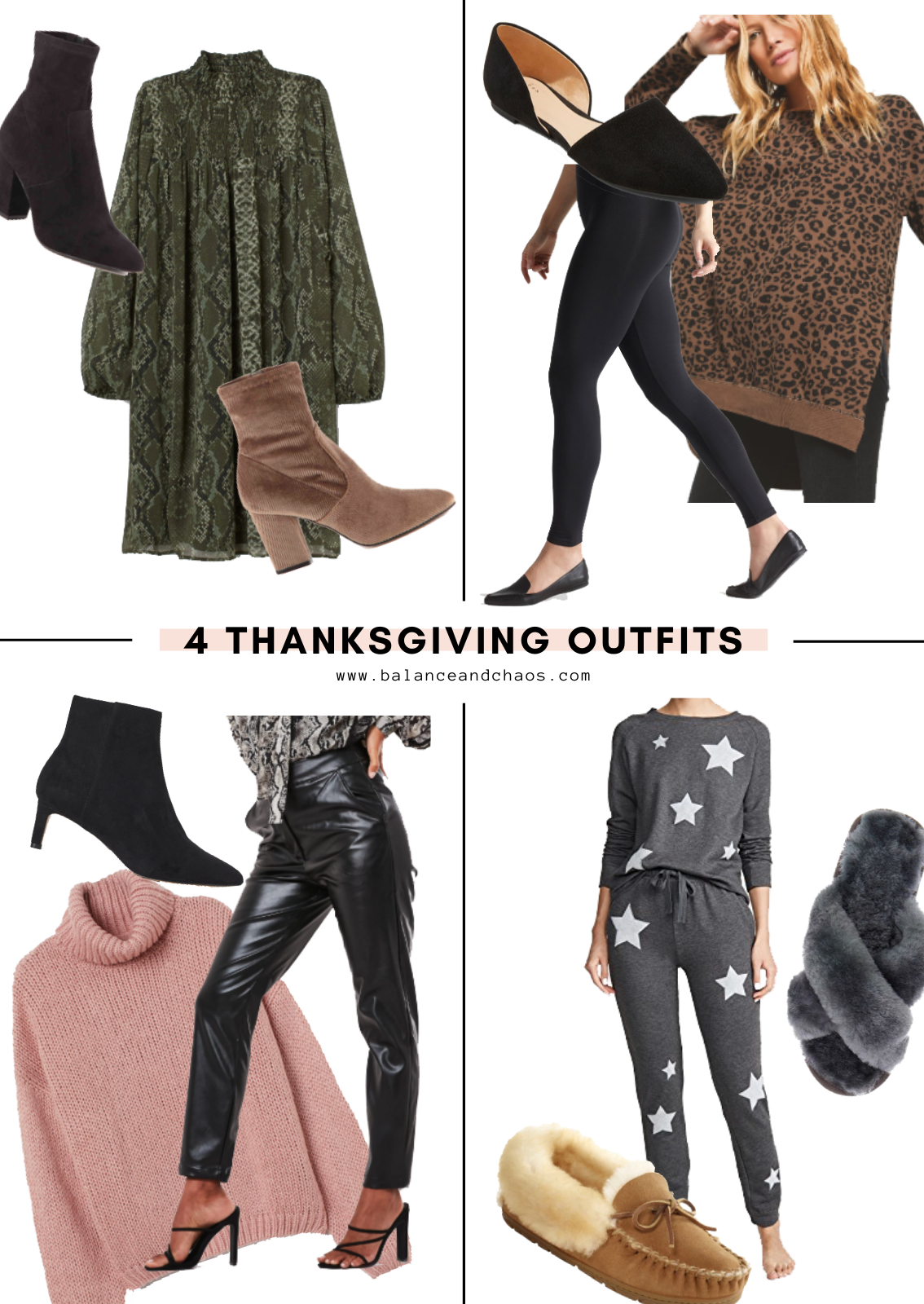 4 Thanksgiving Outfit Ideas Dresses Lounge Sets Leggings Sweaters