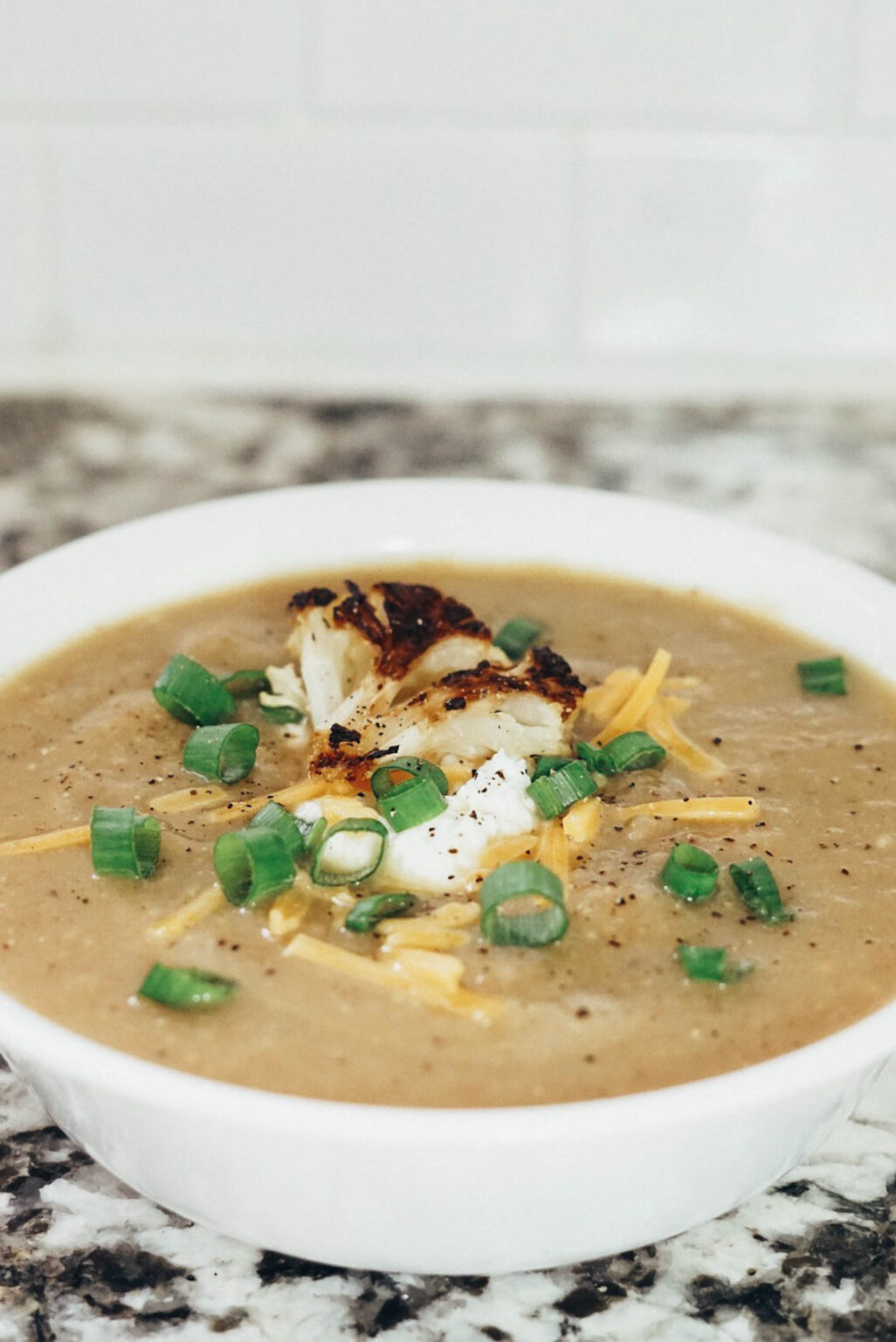 Healthy Creamy Cauliflower Soup Recipe - EASY!!