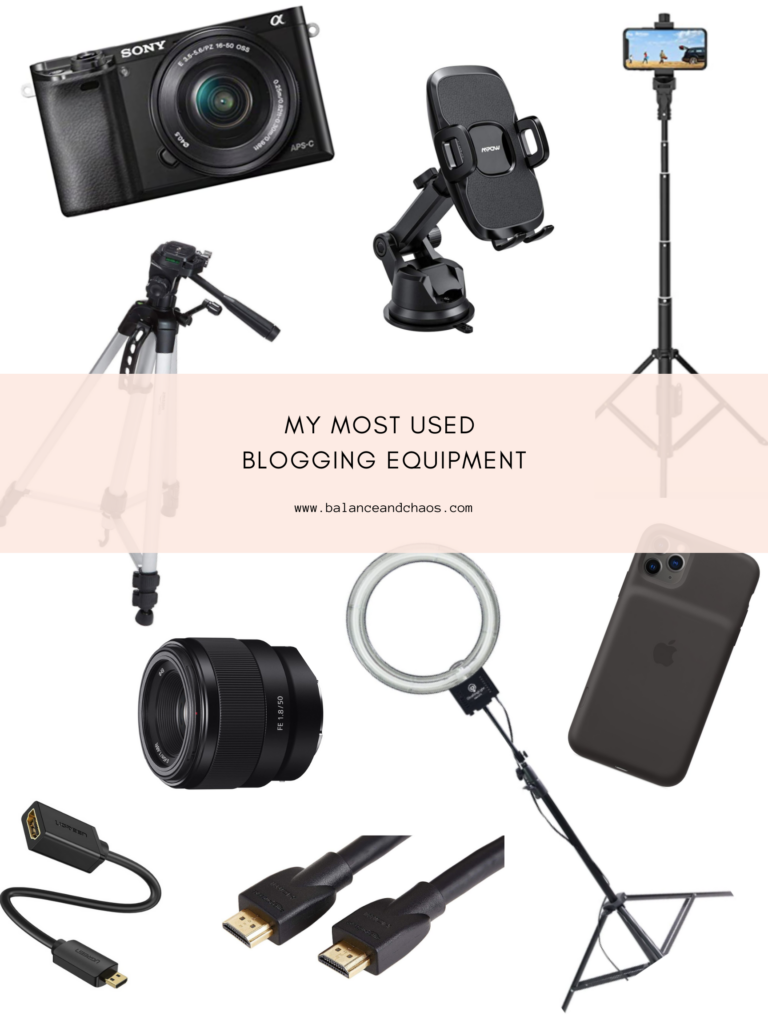 most used blogging equipment
