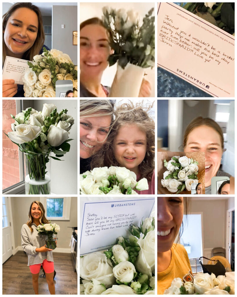 BRIDESMAID PROPOSAL DELIVERY IDEAS - URBANSTEMS FLOWERS