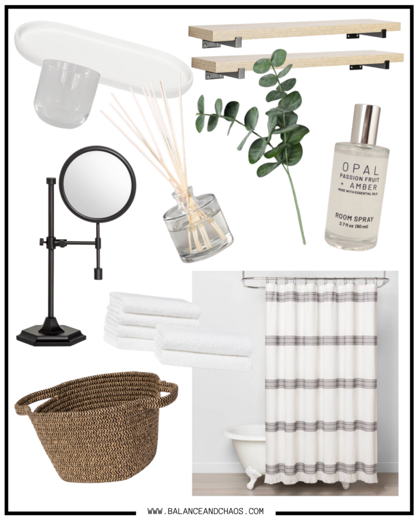 BATHROOM SHELVES DECOR IDEAS