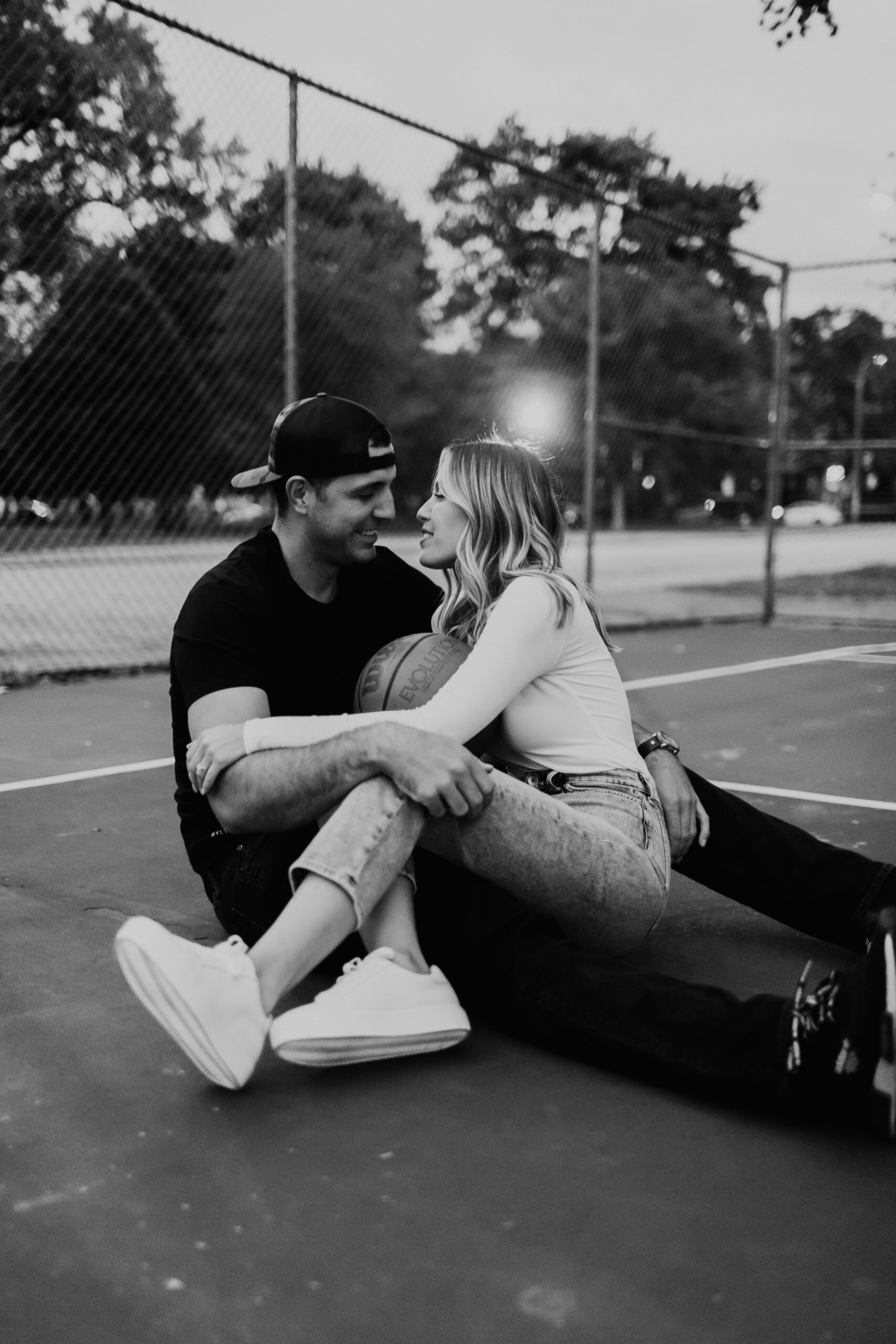 casual engagement photos 