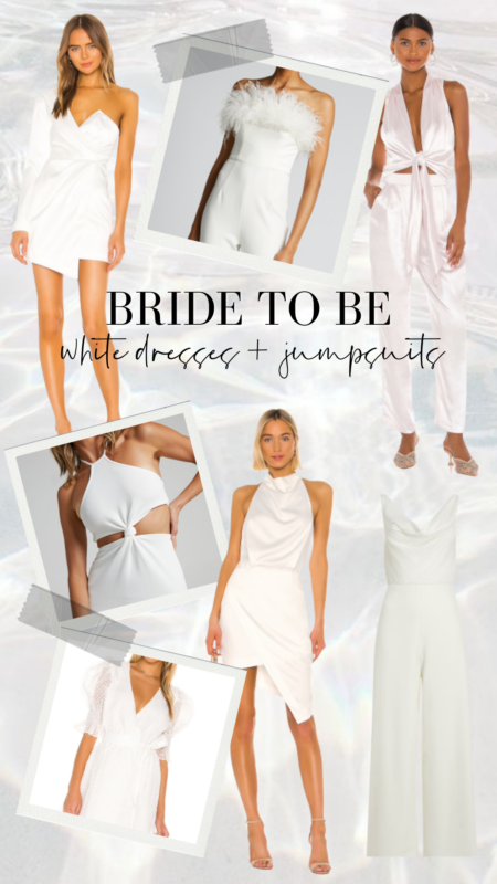 White Dresses & Jumpsuits For The Bride to Be - Balance & Chaos