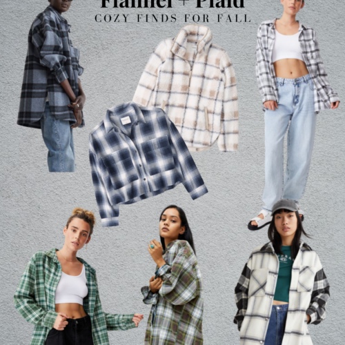 plaid and flannel finds for fall