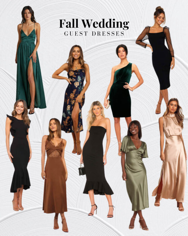 affordable fall wedding guest dresses under 100