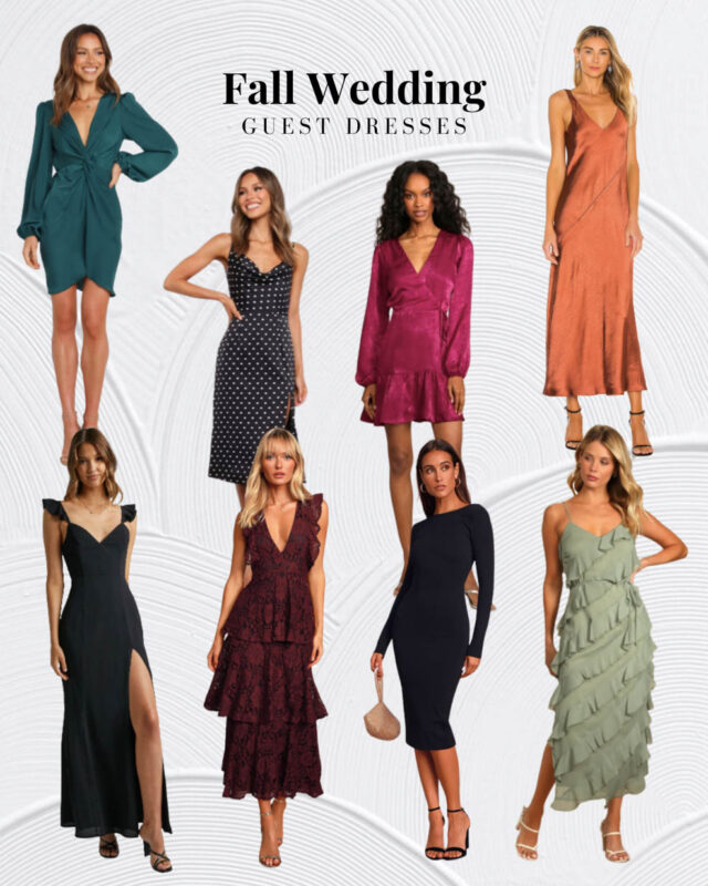 affordable fall wedding guest dresses under 100