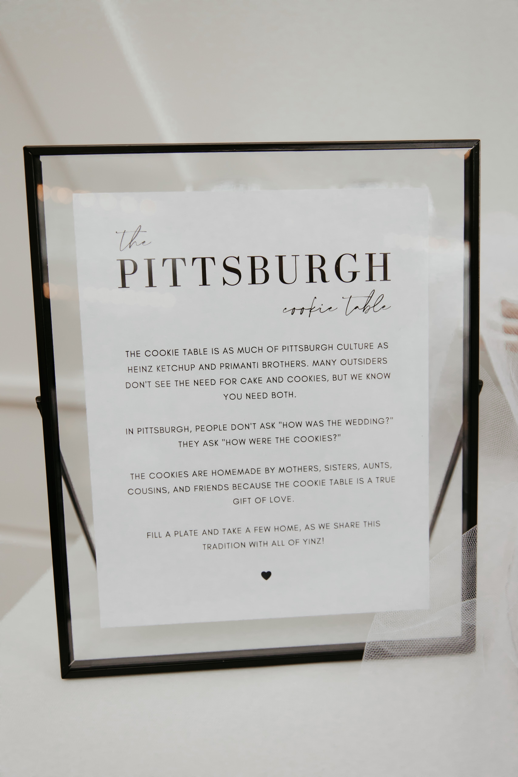 pittsburgh cookie table sign