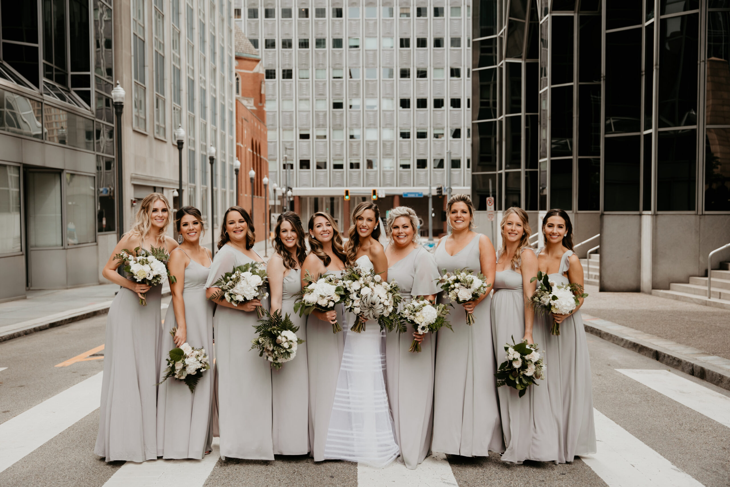 downtown pittsburgh wedding photos PPG Wintergarden