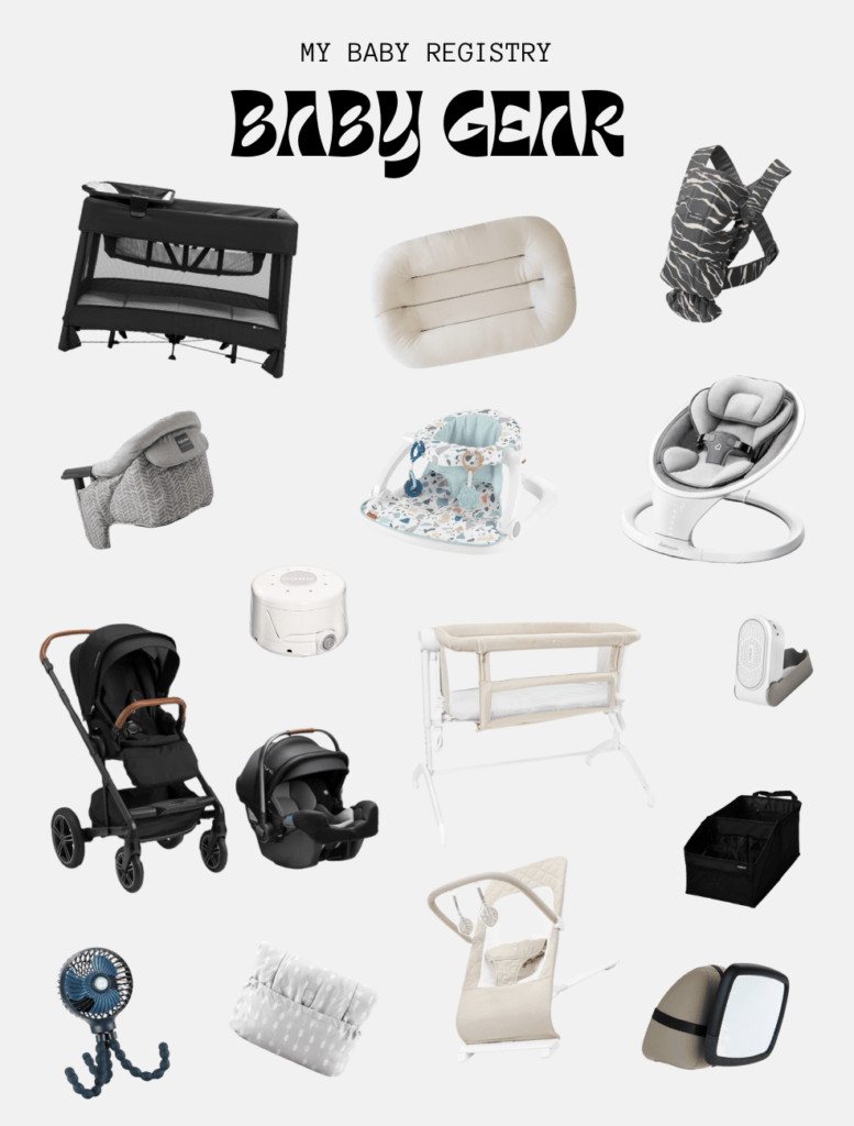baby registry must have items BABY GEAR