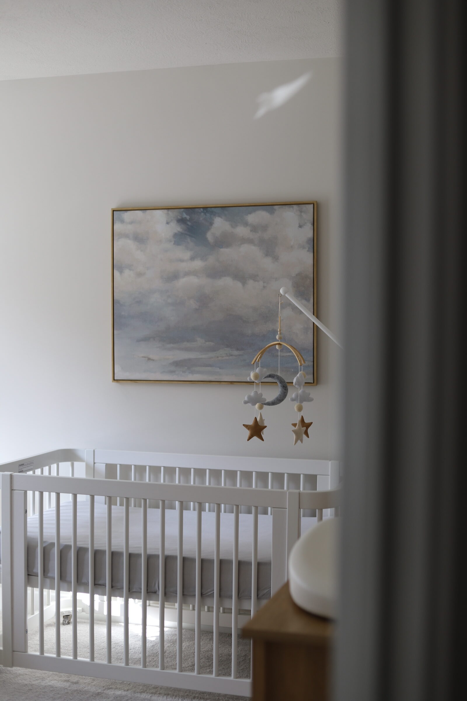 studio mcgee threshold target clouds painting in neutral nursery