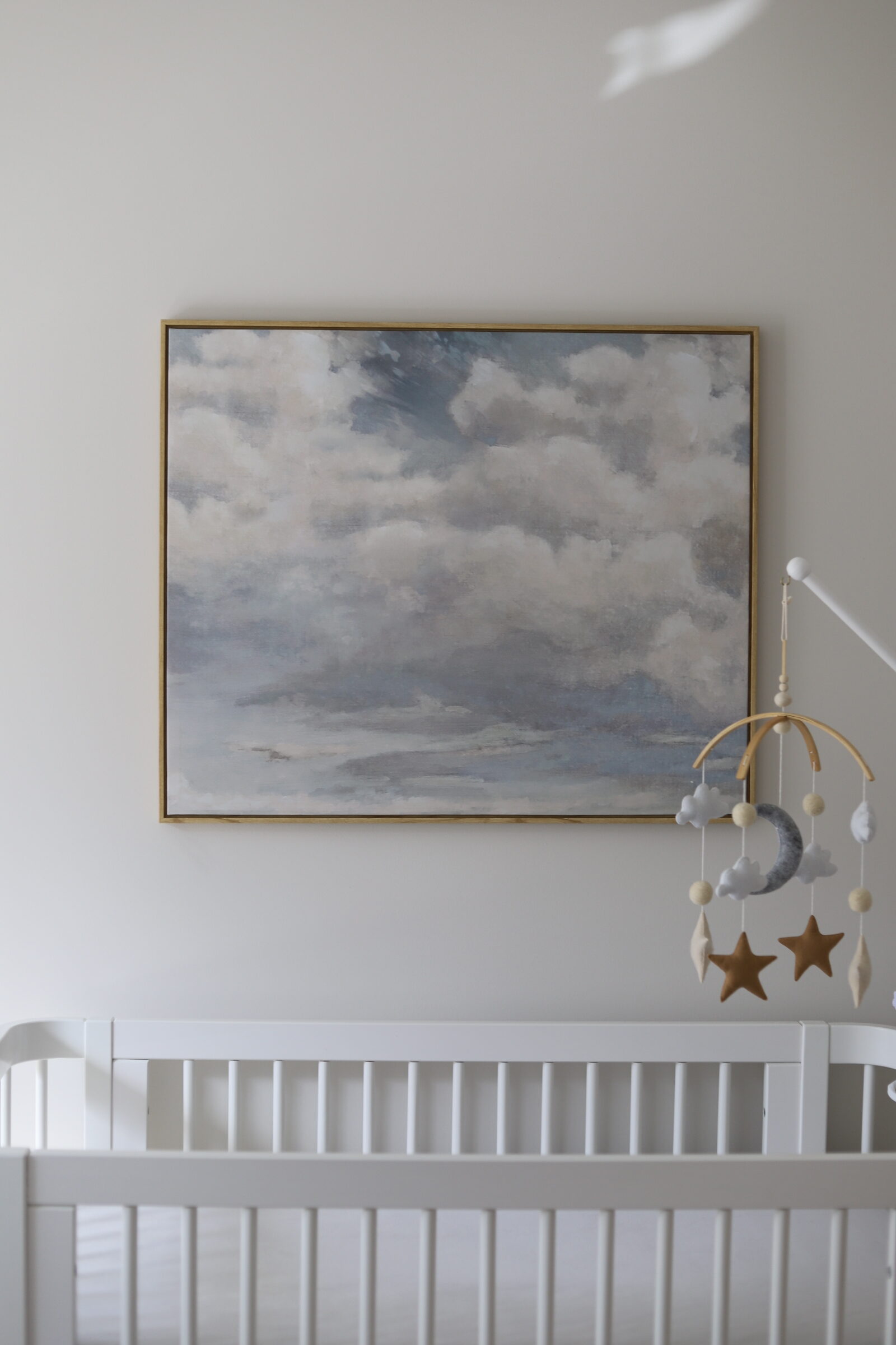 studio mcgee threshold target clouds painting in neutral nursery